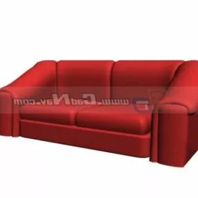 Two Seats Settee Sofa 3d model