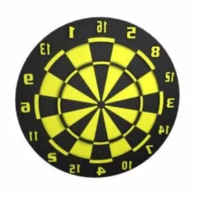 Two Sided Sport Dart Board 3d model