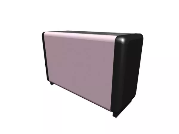 Small Kitchen Toaster 3d model