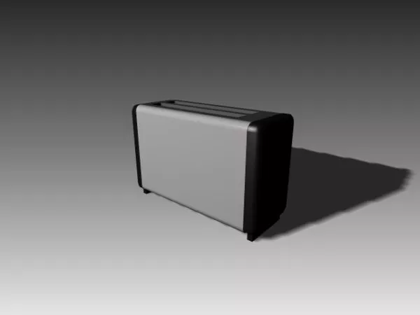 Small Kitchen Toaster 3d model