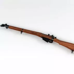 Type 38 Rifle Gun 3d model