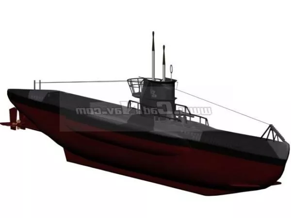 Mini Submarine Vehicle 3d model
