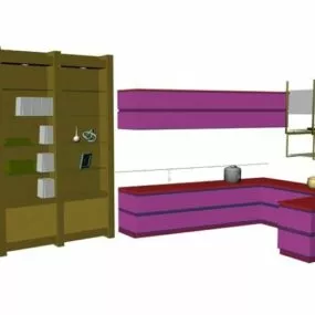 Typical Kitchen Design 3d model