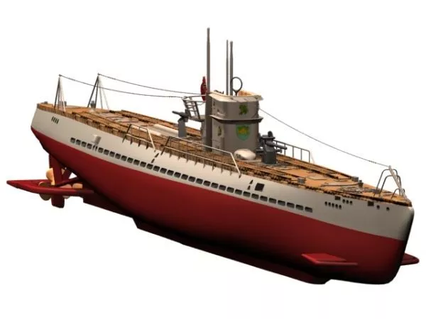 Nuclear Powered Attack Submarine 3d model