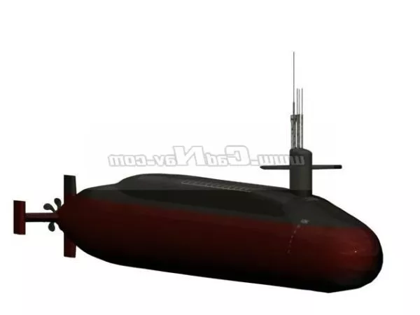 Mini Submarine Vehicle 3d model