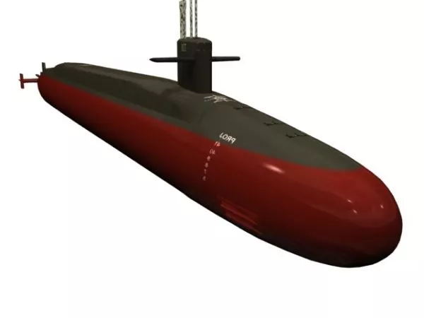 Nuclear Powered Attack Submarine 3d model