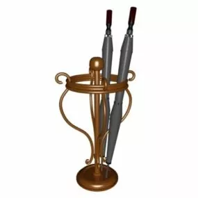 Hotel Umbrella In The Stand 3d model
