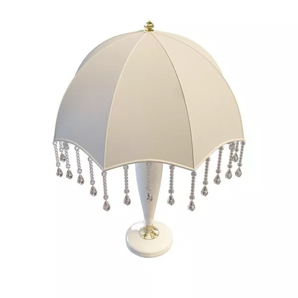 Antique Umbrella Table Lamp 3d model Antique Umbrella Table Lamp 3d model