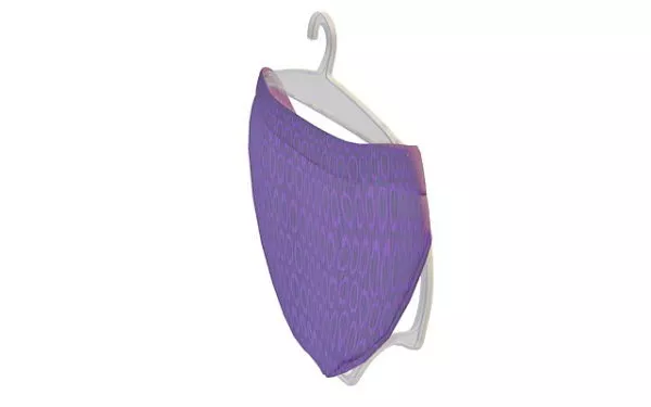 Clothing Underpant On Hanger 3d model Clothing Underpant On Hanger 3d model