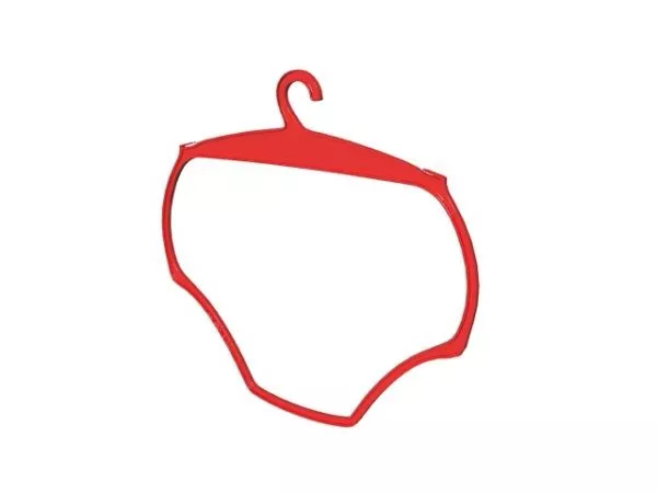 Underpants Plastic Hanger 3d model Underpants Plastic Hanger 3d model