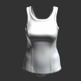 Fashion Underwear Tank Top 3d model