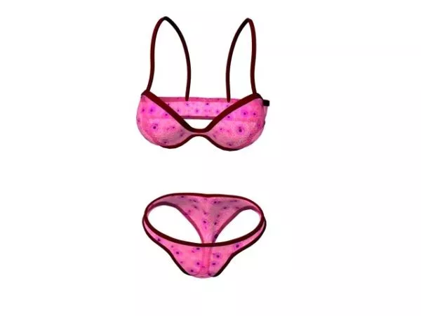 Underwire Bra Panty Fashion 3d model Underwire Bra Panty Fashion 3d model