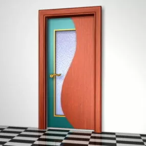 Unique Home Interior Door 3d model