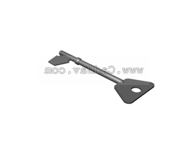 A Key Lock 3d model