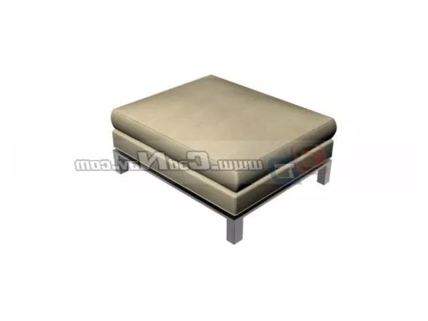 Blanket Wrinkle On Ottoman 3d model