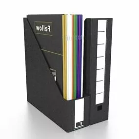 Office Upright File Holder 3d model