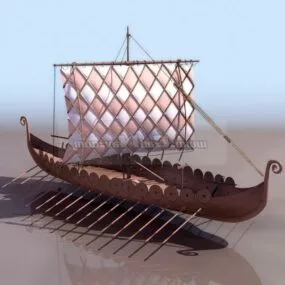 Watercraft Vick Ship 3d model