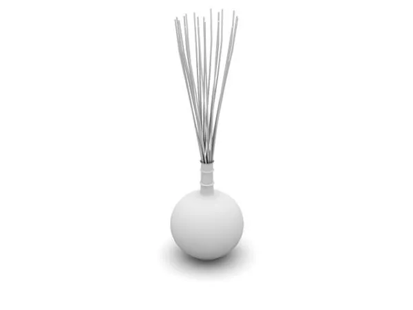 Ceramic Vase With Sticks 3d model Ceramic Vase With Sticks 3d model