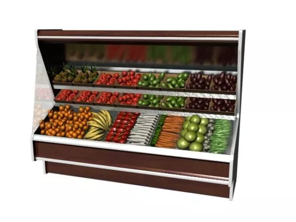 Siemens Silver Refrigerator Two Doors 3d model