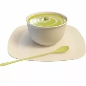 Vegetable Soup Food Set 3d model