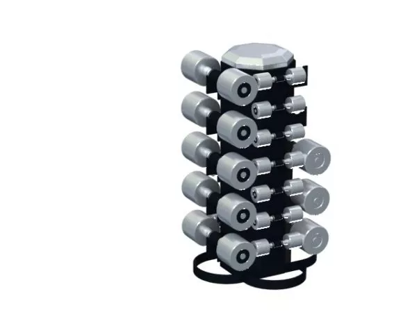 Vertical Gym Dumbbell Stand Rack 3d model Vertical Gym Dumbbell Stand Rack 3d model