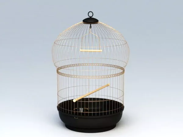 Bird Cage Common Style 3d model