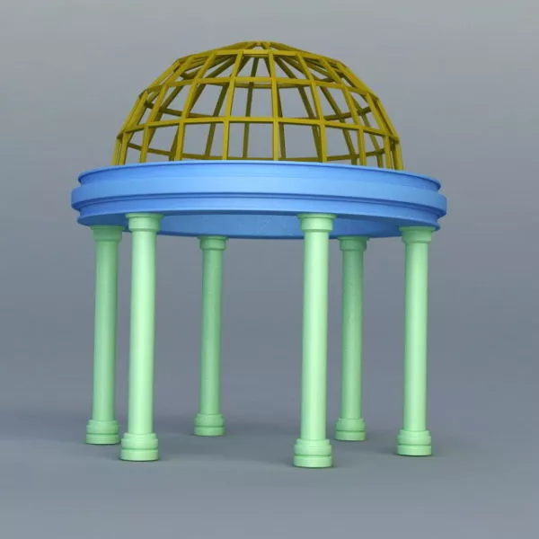 Building Victorian Style Gazebo 3d model Building Victorian Style Gazebo 3d model