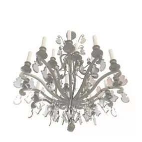 Victorian Style Chandelier 3d model