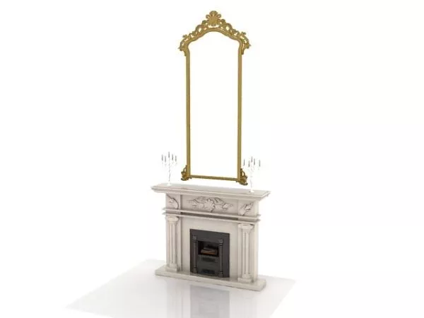 Sphere Candlestick In Glass Cup 3d model