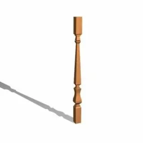 Victorian Stair Spindle Decoration 3d model