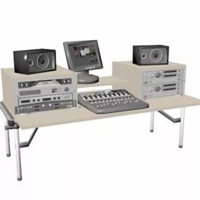 Video Graphic Workstation 3d model