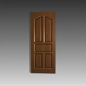 Door 5 Panel Home Furniture 3d model