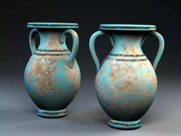 Household Vintage Art Deco Vases 3d model Household Vintage Art Deco Vases 3d model