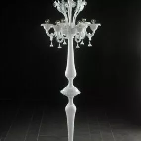 Vintage Home Crystal Table Lamp 3d model