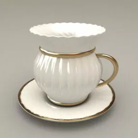 Kitchen Vintage Cup 3d model