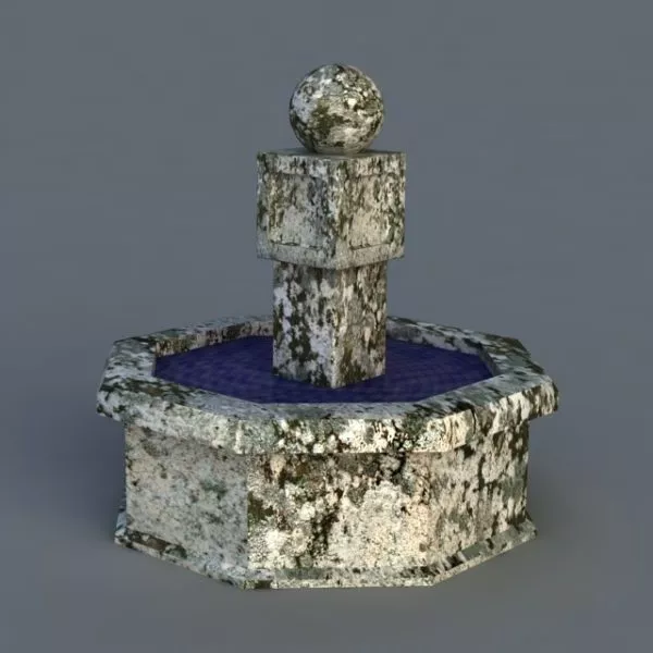 Fountain Water Particle 3d model