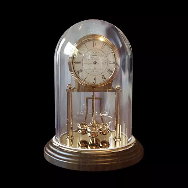 Classic Alarm Clock, Iron Case Clock 3d model