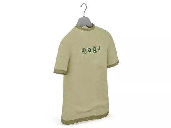 Costume Clothes With Hanger 3d model