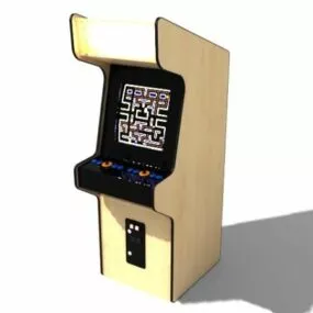 Old Vintage Arcade Machine 3d model