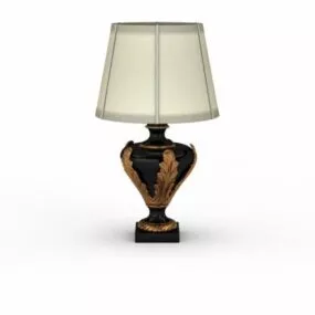 Vintage Brass Table Lamp 3d model