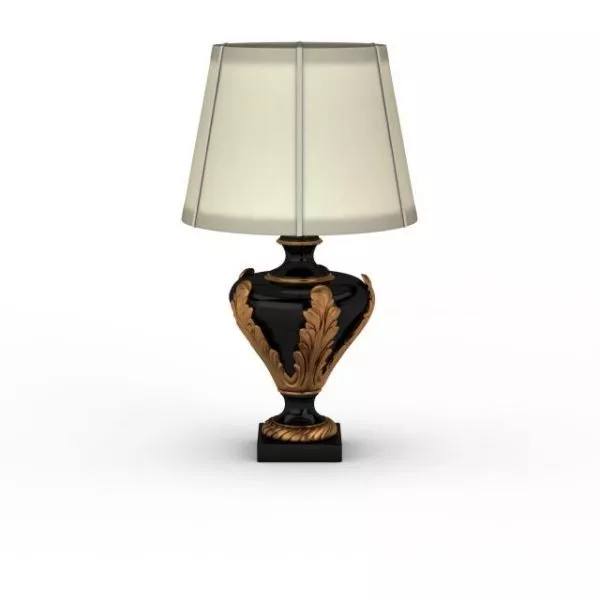 Vintage Brass Table Lamp 3d model Vintage Brass Table Lamp 3d model