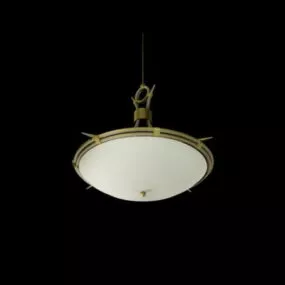 Home Bowl Light Fixture Vintage Style 3d model