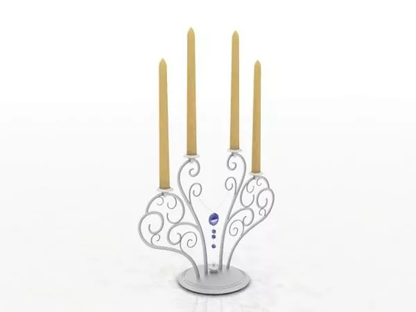 Tableware Vintage Candle Tree 3d model Tableware Vintage Candle Tree 3d model