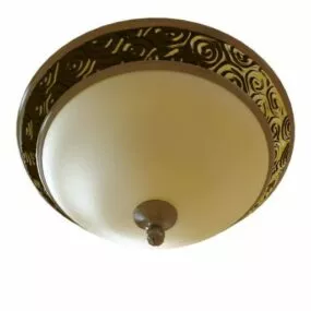 Vintage Round Ceiling Lamp 3d model