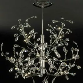 Luxury Crystal Chandelier Vintage Style 3d model