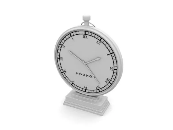 Roman Clock Wall Mount 3d model