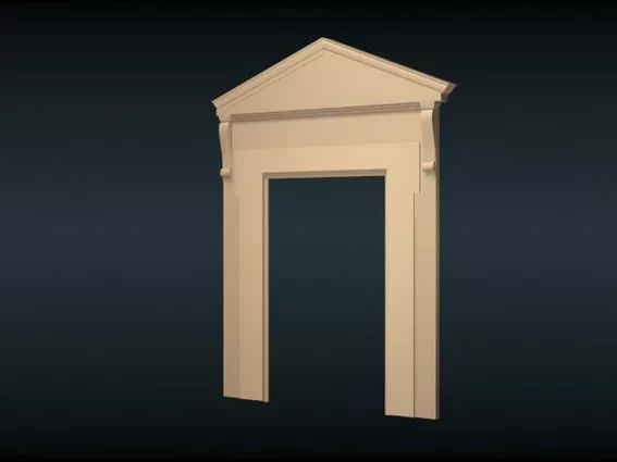 Vintage Door Design 3d model Vintage Door Design 3d model
