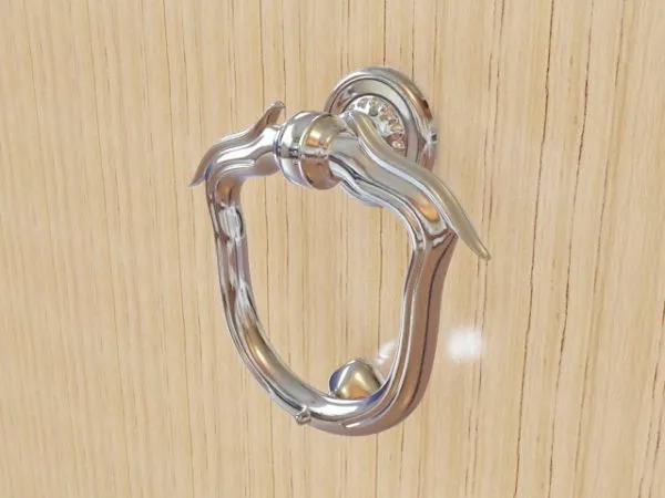 Old Vintage Door Knocker 3d model Old Vintage Door Knocker 3d model