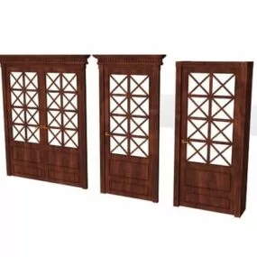 Vintage Door Sets Furniture Design 3d model