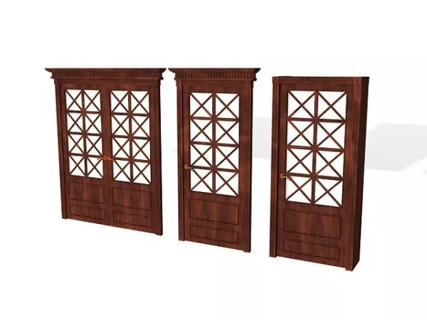 Vintage Door Sets Furniture Design 3d model Vintage Door Sets Furniture Design 3d model